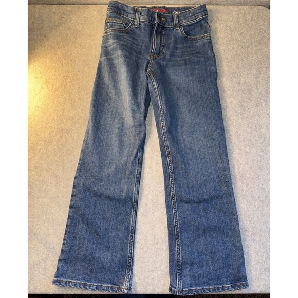 Wrangler Classic Fit Boys Size 10R Blue Jeans Boot Cut RN130273 - Picture 1 of 5